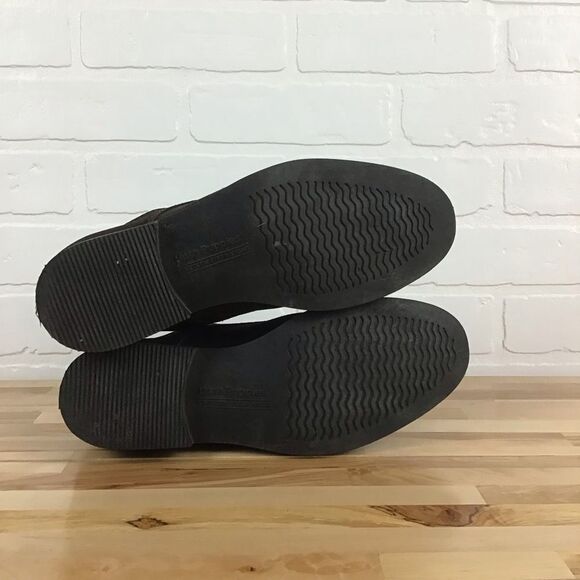 HUSH Puppies men shies maroon brown suede leather classic dress comfortable 8 - Picture 8 of 16